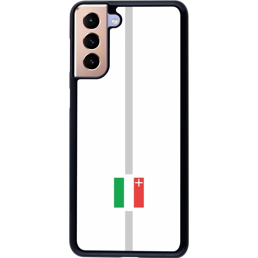 Samsung Galaxy S21+ 5G Case Hülle - Kanton NE weiss