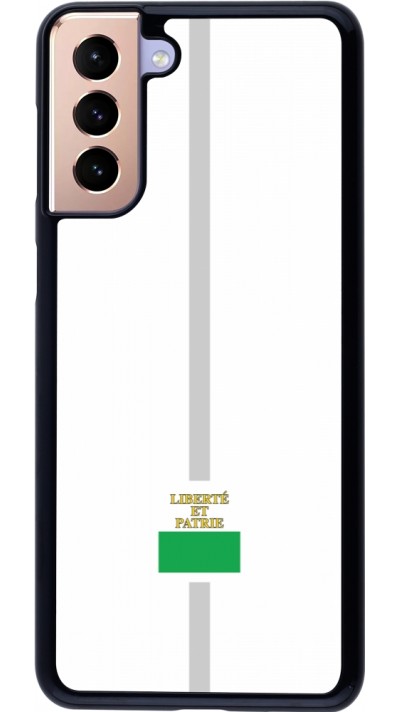 Samsung Galaxy S21+ 5G Case Hülle - Kanton VD weiss