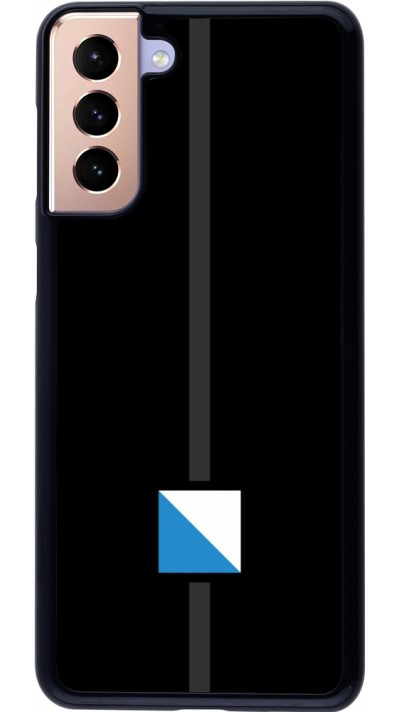Samsung Galaxy S21+ 5G Case Hülle - Kanton ZH schwarz
