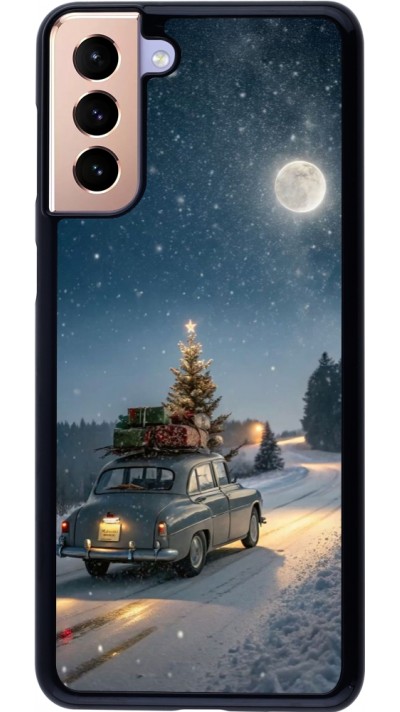 Samsung Galaxy S21+ 5G Case Hülle - Christmas 25 Car with Tree Xmas