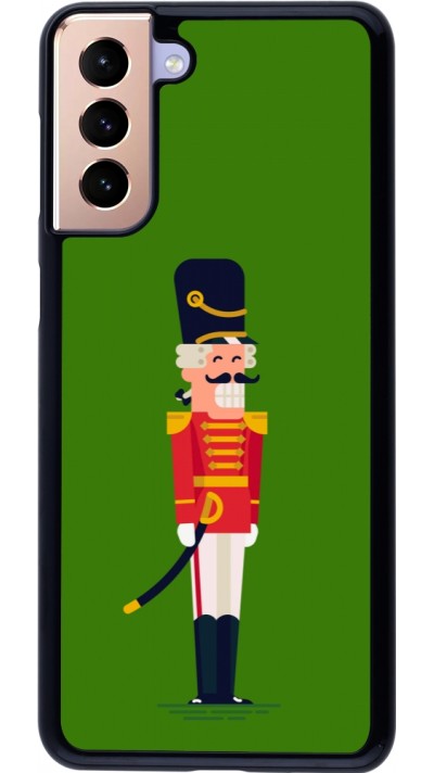 Samsung Galaxy S21+ 5G Case Hülle - Christmas 25 Nutcracker Green
