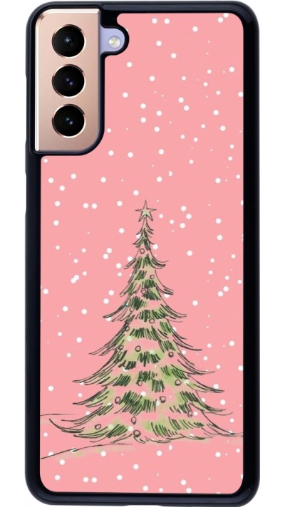 Samsung Galaxy S21+ 5G Case Hülle - Christmas 25 Pink Tree
