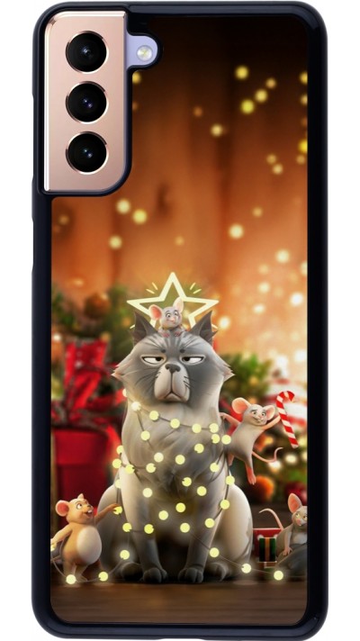 Samsung Galaxy S21+ 5G Case Hülle - Christmas 25 Xmas Cat