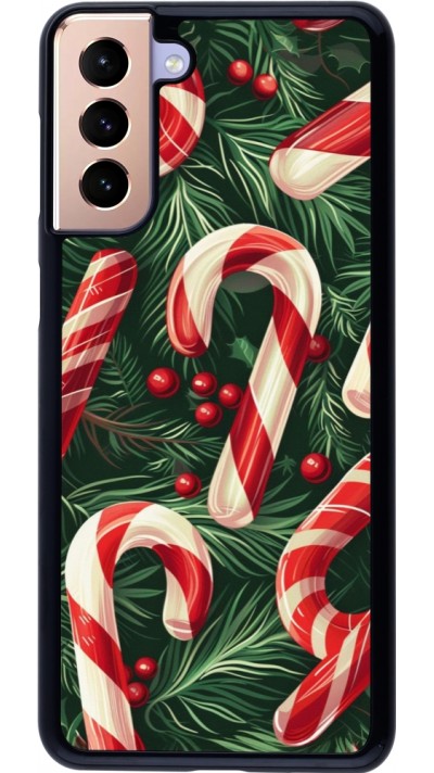 Samsung Galaxy S21+ 5G Case Hülle - Christmas 25 Xmas Stick