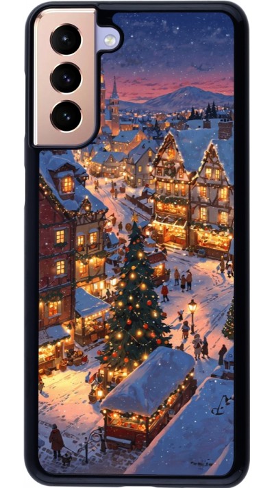 Samsung Galaxy S21+ 5G Case Hülle - Christmas 25 Xmas Village