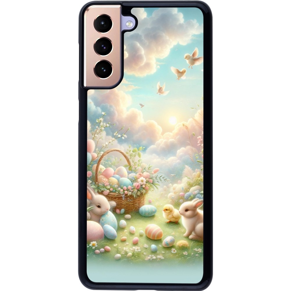 Samsung Galaxy S21+ 5G Case Hülle - Ostern 2025 Pastell Ostern