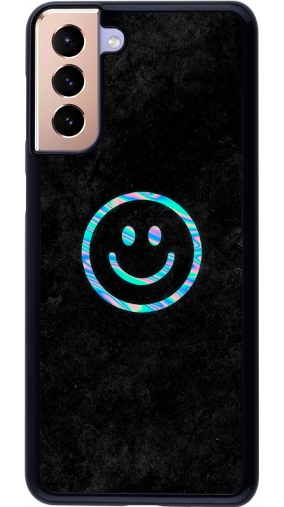 Coque Samsung Galaxy S21+ 5G - Happy smiley irisé