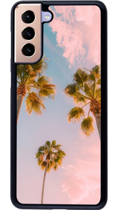 Samsung Galaxy S21+ 5G Case Hülle - Summer 2025 Palmiers