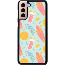 Samsung Galaxy S21+ 5G Case Hülle - Summer 2025 Pattern citron
