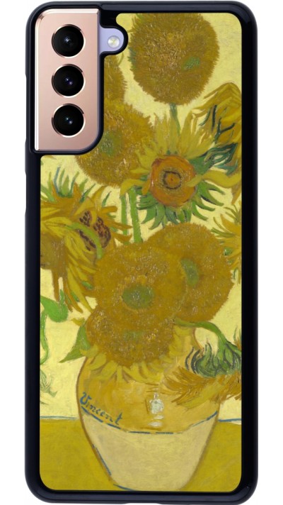 Samsung Galaxy S21+ 5G Case Hülle - Kunstbild - Sonnenblumen  - Van Gogh
