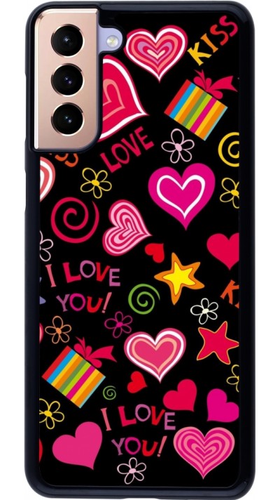 Samsung Galaxy S21+ 5G Case Hülle - Valentine 2023 love symbols