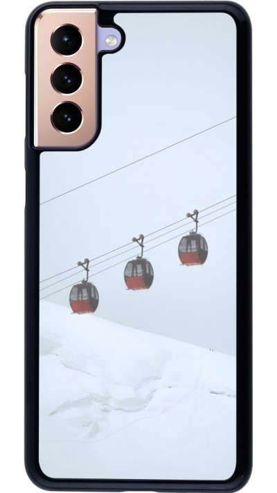 Samsung Galaxy S21+ 5G Case Hülle - Winter 22 ski lift