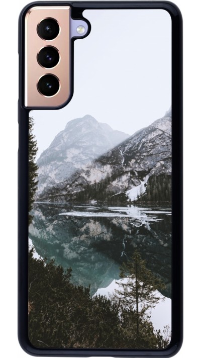 Samsung Galaxy S21+ 5G Case Hülle - Winter 22 snowy mountain and lake