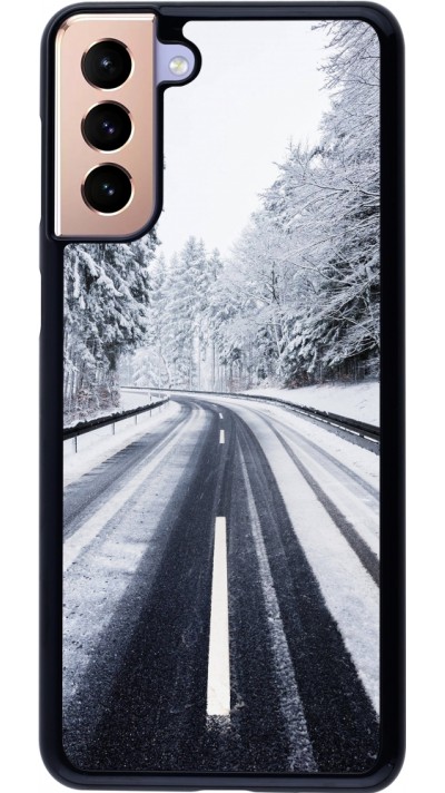 Samsung Galaxy S21+ 5G Case Hülle - Winter 22 Snowy Road