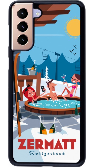 Samsung Galaxy S21+ 5G Case Hülle - Zermatt Mountain Jacuzzi