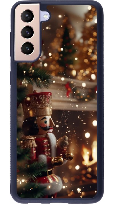 Samsung Galaxy S21+ 5G Case Hülle - Silikon schwarz Christmas 25 Xmas Nutcracker
