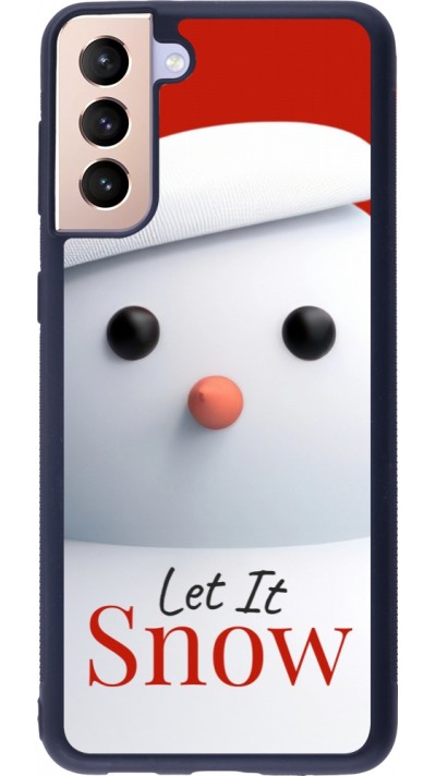 Samsung Galaxy S21+ 5G Case Hülle - Silikon schwarz Christmas 25 Xmas Snowman