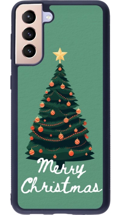 Samsung Galaxy S21+ 5G Case Hülle - Silikon schwarz Christmas 25 Xmas Tree