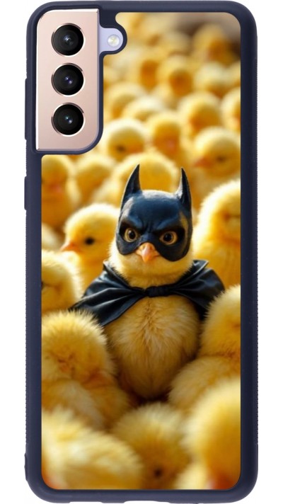 Samsung Galaxy S21+ 5G Case Hülle - Silikon schwarz Easter 2026 Chicken Batman