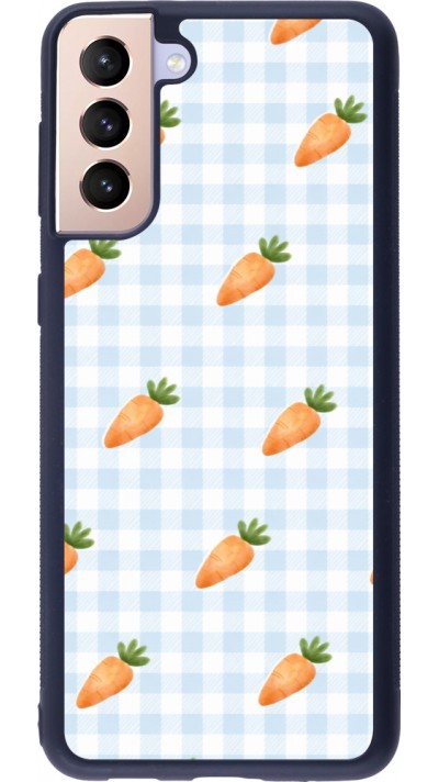 Samsung Galaxy S21+ 5G Case Hülle - Silikon schwarz Easter 2026 Pattern carrots