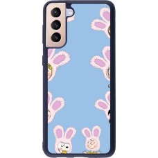 Samsung Galaxy S21+ 5G Case Hülle - Silikon schwarz Easter 2026 Snoopy