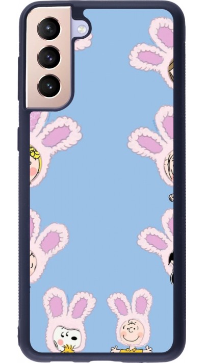 Samsung Galaxy S21+ 5G Case Hülle - Silikon schwarz Easter 2026 Snoopy