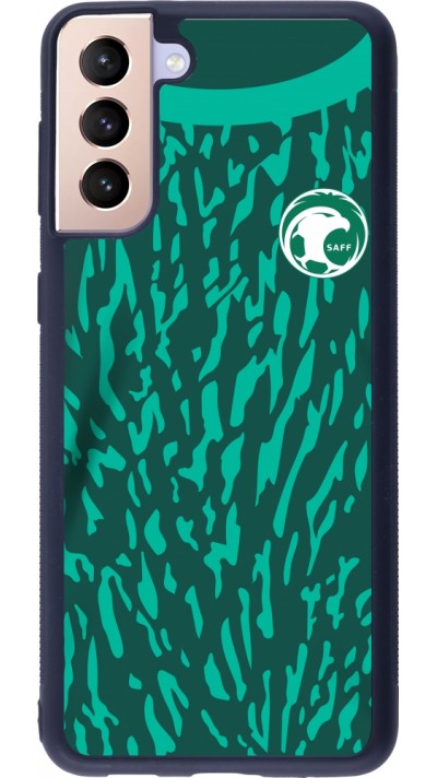 Samsung Galaxy S21+ 5G Case Hülle - Silikon schwarz Saudi-Arabien 2022 personalisierbares Fussballtrikot