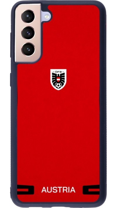 Samsung Galaxy S21+ 5G Case Hülle - Silikon schwarz O?sterreich 2026 personalisierbares Fussballtrikot