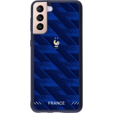 Samsung Galaxy S21+ 5G Case Hülle - Silikon schwarz Frankreich 2026 personalisierbares Fussballtrikot