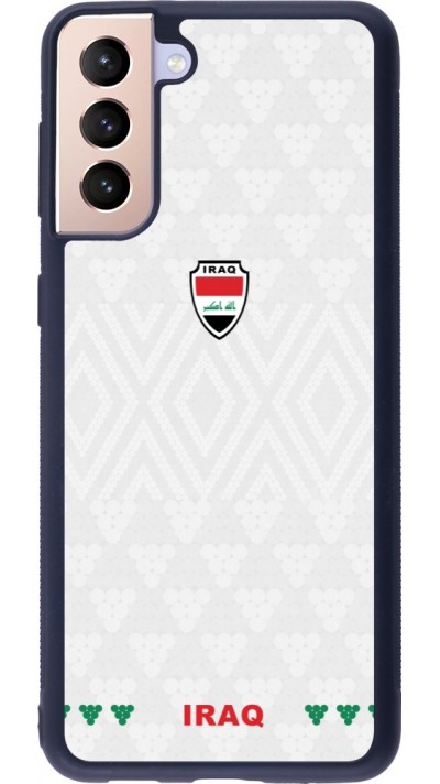 Samsung Galaxy S21+ 5G Case Hülle - Silikon schwarz Irak 2026 personalisierbares Fussballtrikot