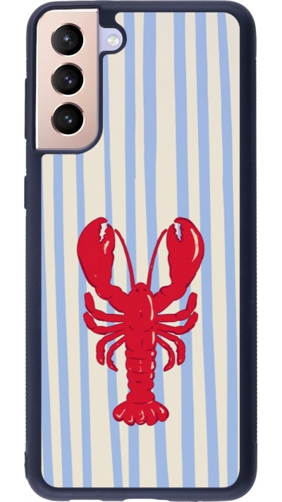 Samsung Galaxy S21+ 5G Case Hülle - Silikon schwarz Red lobster 2026