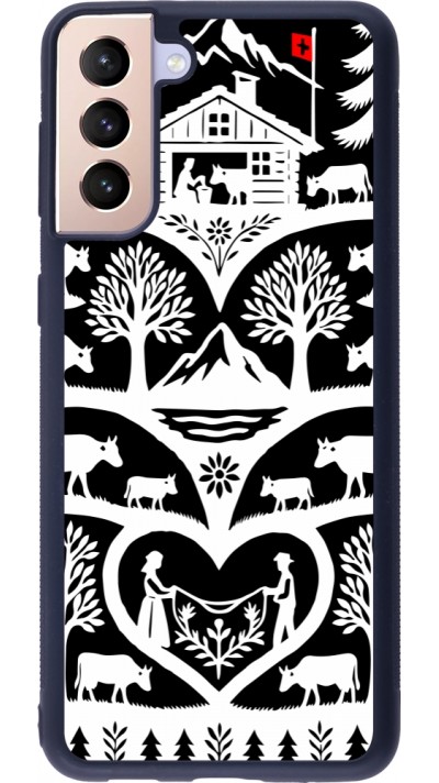 Samsung Galaxy S21+ 5G Case Hülle - Silikon schwarz Poya Schweiz 2 schwarz