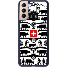 Samsung Galaxy S21+ 5G Case Hülle - Silikon schwarz Poya Schweiz 3