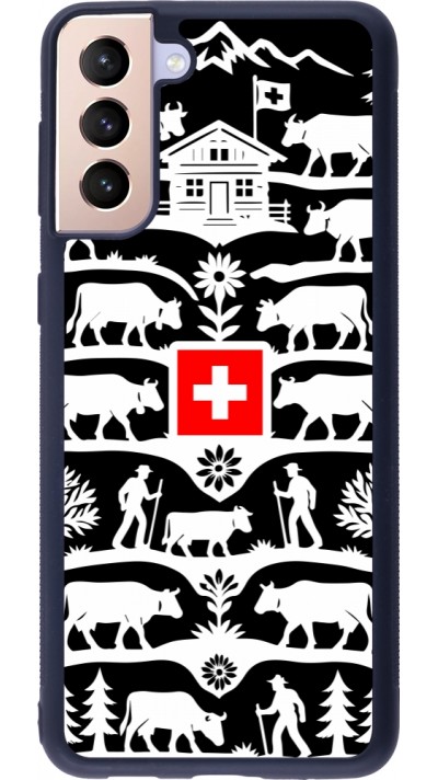 Samsung Galaxy S21+ 5G Case Hülle - Silikon schwarz Poya Schweiz 3 schwarz