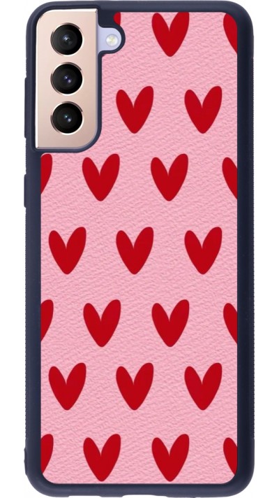 Coque Samsung Galaxy S21+ 5G - Silicone rigide noir Saint Valentines Day 26 Pattern heart