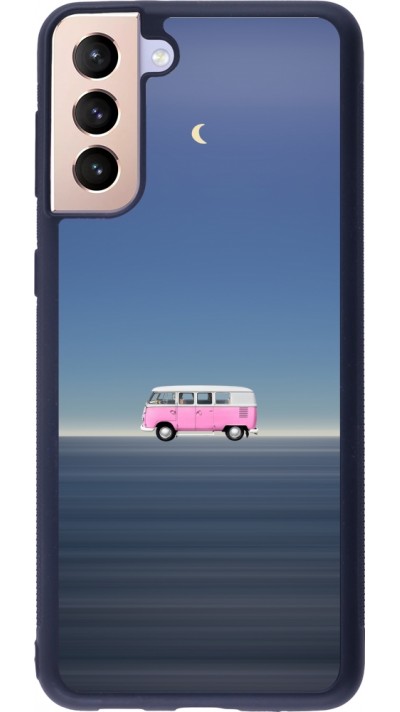 Samsung Galaxy S21+ 5G Case Hülle - Silikon schwarz Spring 23 pink bus