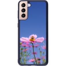 Samsung Galaxy S21+ 5G Case Hülle - Silikon schwarz Bee on a flower Spring 2026