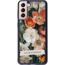 Samsung Galaxy S21+ 5G Case Hülle - Silikon schwarz Full Bloom Spring 2026