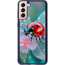 Samsung Galaxy S21+ 5G Case Hülle - Silikon schwarz Ladybird in bloom Spring 2026