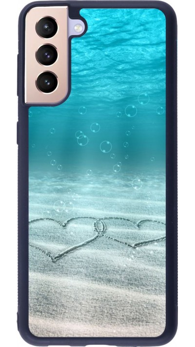Coque Samsung Galaxy S21+ 5G - Silicone rigide noir Summer 18 19