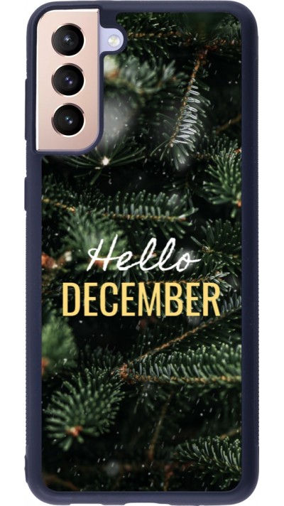 Samsung Galaxy S21+ 5G Case Hülle - Silikon schwarz Winter 25 Winter hello december