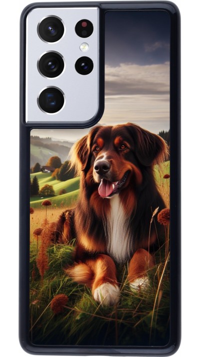 Samsung Galaxy S21 Ultra 5G Case Hülle - Hund Land Schweiz