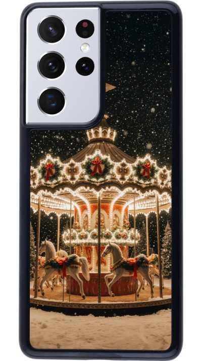 Samsung Galaxy S21 Ultra 5G Case Hülle - Christmas 25 Carousel
