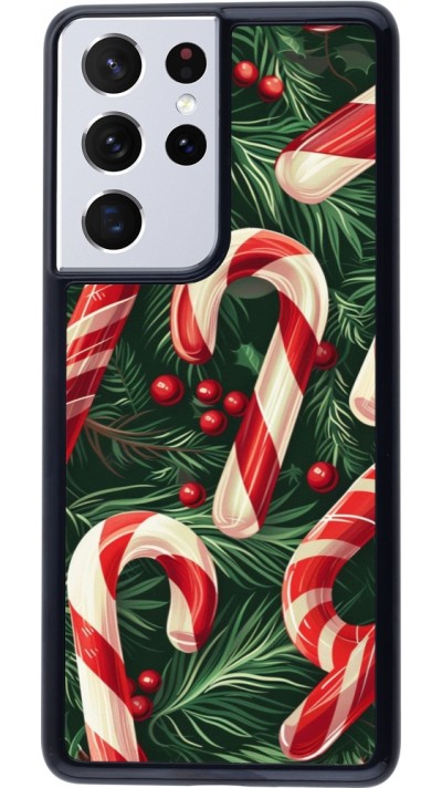 Samsung Galaxy S21 Ultra 5G Case Hülle - Christmas 25 Xmas Stick