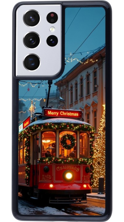 Samsung Galaxy S21 Ultra 5G Case Hülle - Christmas 25 Xmas Train