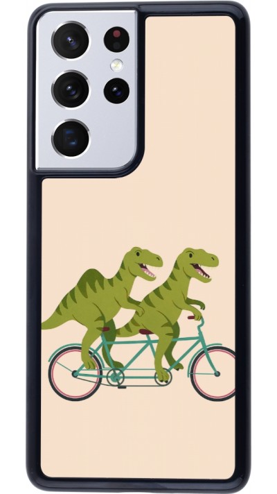 Samsung Galaxy S21 Ultra 5G Case Hülle - Dinosaurs on bikes 2026