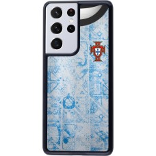 Samsung Galaxy S21 Ultra 5G Case Hülle - Portugal Away personalisierbares Fussballtrikot
