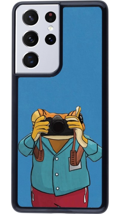 Samsung Galaxy S21 Ultra 5G Case Hülle - Frog with camera DTMF