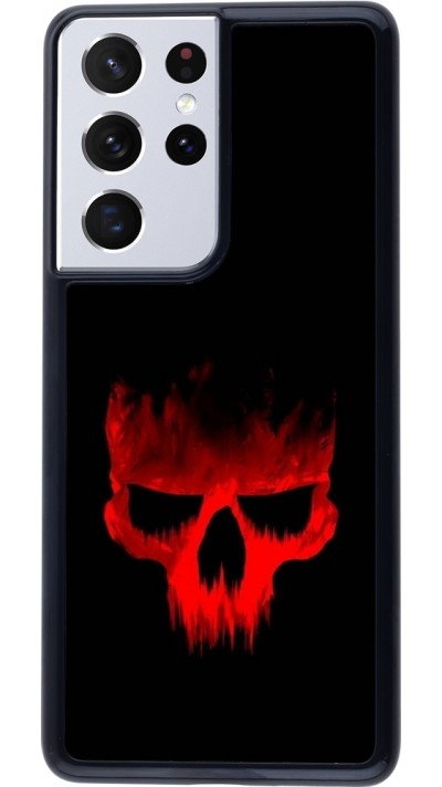 Samsung Galaxy S21 Ultra 5G Case Hülle - Halloween 2023 scary skull