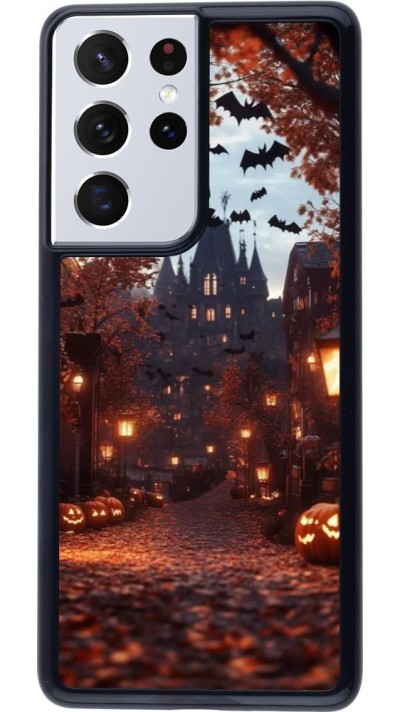 Samsung Galaxy S21 Ultra 5G Case Hülle - Halloween 2025 Haunted house